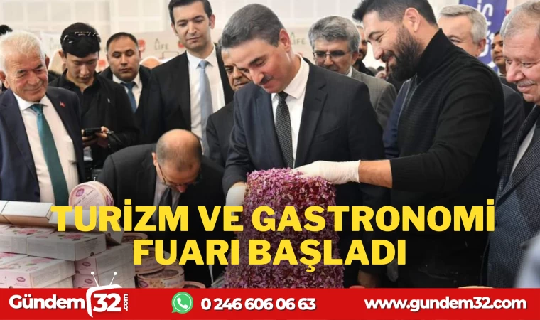 ISPARTA 1. TURİZM VE GASTRONOMİ FUARI BAŞLADI