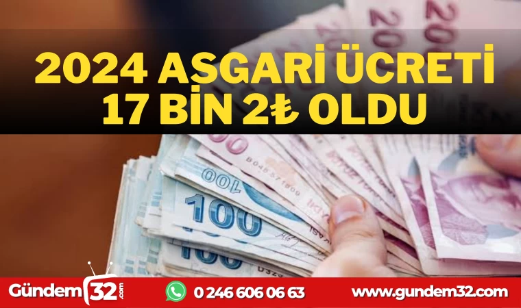 ASGARİ ÜCRET BELLİ OLDU