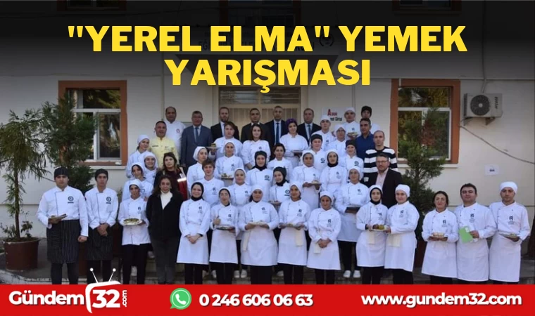 EĞİRDİR'DE YEREL ELMA YEMEK YARIŞMASI DÜZENLENDİ