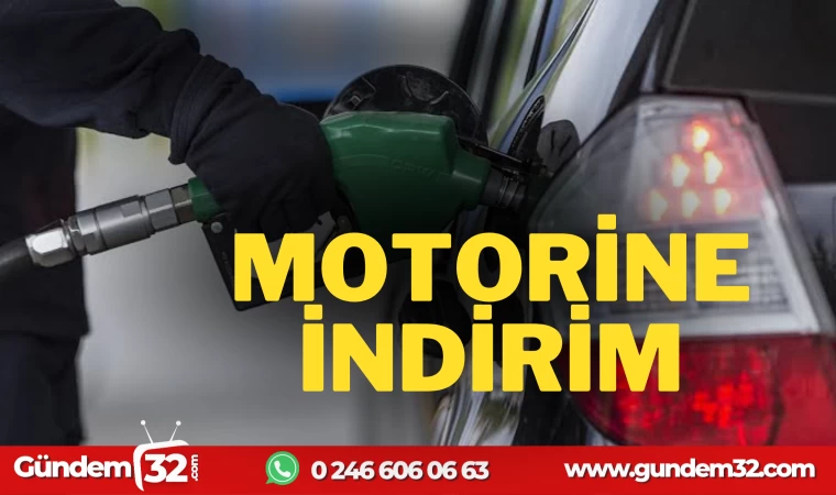 MOTORİNE İNDİRİM