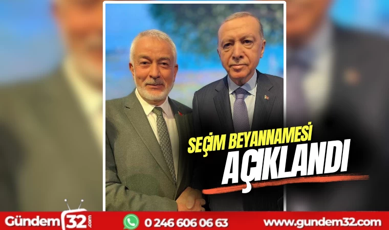 AK Parti Seçim Beyannamesi açıklandı