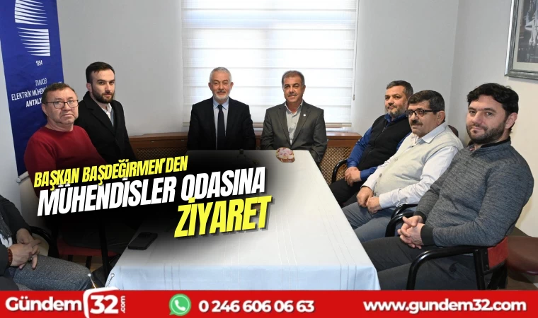 Başdeğirmen’den Mühendisler Odası’nı ziyaret etti