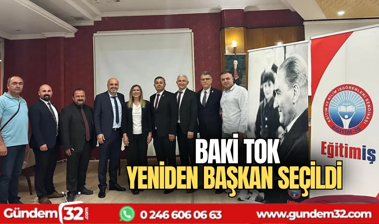 Baki Tok yeniden Başkan seçildi