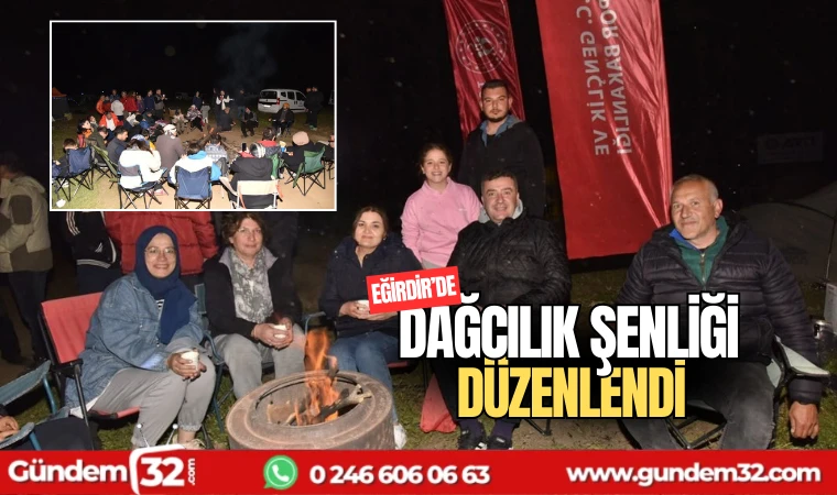 Eğirdir'de Dağcılık Şenliği düzenlendi