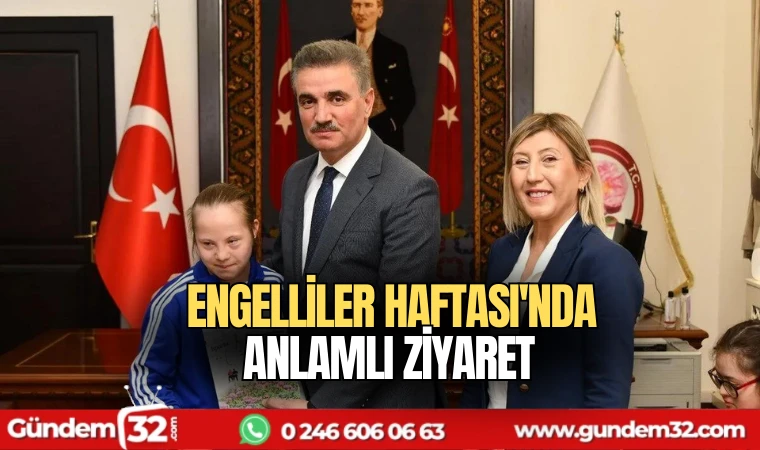 Engelliler Haftası'nda anlamlı ziyaret