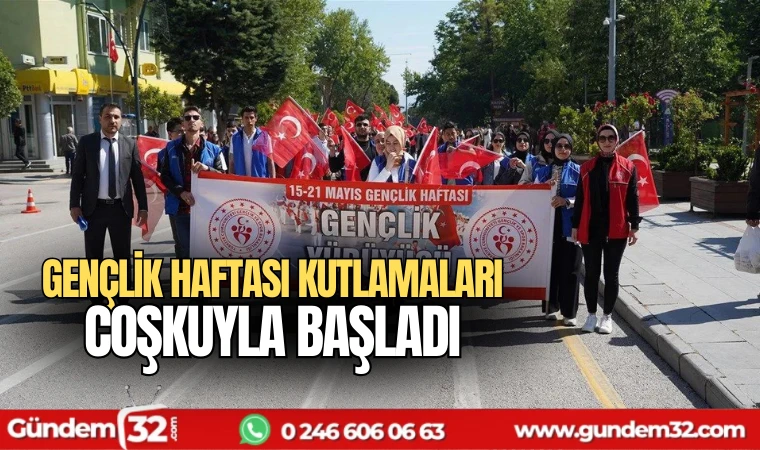 Gençlik Haftası kutlamaları başladı