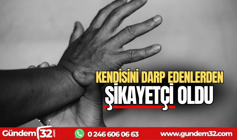 Kendisini darp edenlerden şikayetçi oldu