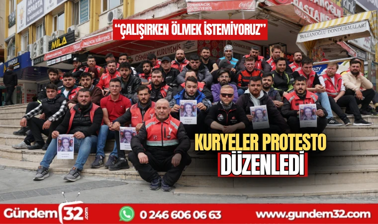 Motokuryeler protesto düzenledi: Bıçaklanarak ölmek istemiyoruz!