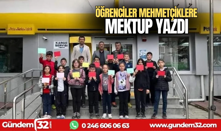 Öğrenciler Mehmetçiklere mektup yazdı