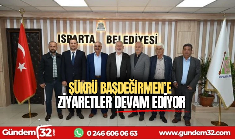 Şükrü Başdeğirmen'e ziyaretler devam ediyor