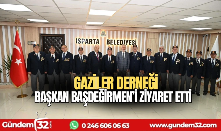Türkiye Muharip Gaziler Derneği Başkan Başdeğirmen'i ziyaret etti