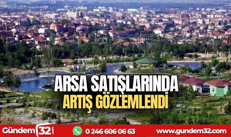 Gönen'de arsa satışları artış gösterdi