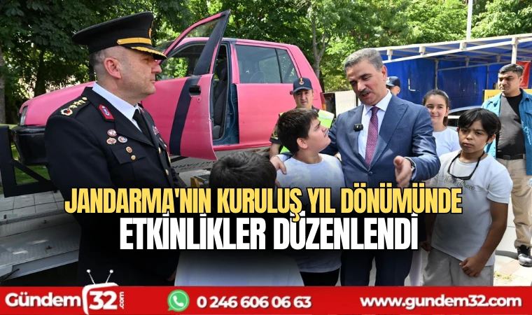 Jandarma'nın Kuruluş yıl dönümünde etkinlikler düzenlendi