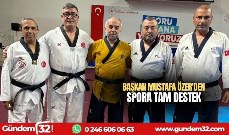 Eğirdir Belediye Başkanı Mustafa Özer'den Spora tam destek