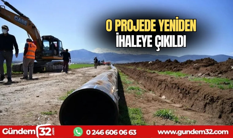 O projede yeniden ihaleye çıkıldı