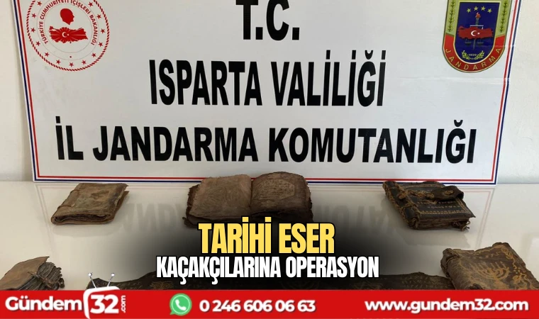 Tarihi eser kaçakçılarına operasyon