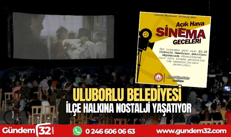 Uluborlu Belediyesi ilçe halkına nostalji yaşatıyor
