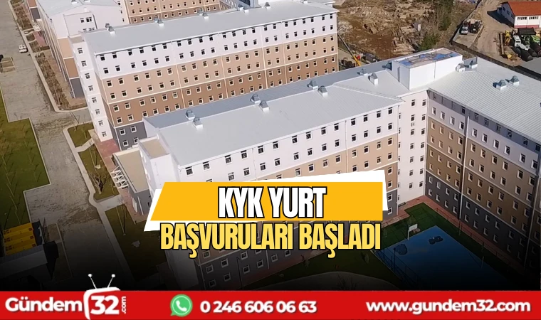 KYK yurt başvuruları başladı