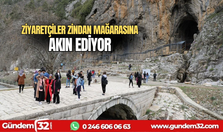 Ziyaretçiler zindan mağarasına akın ediyor