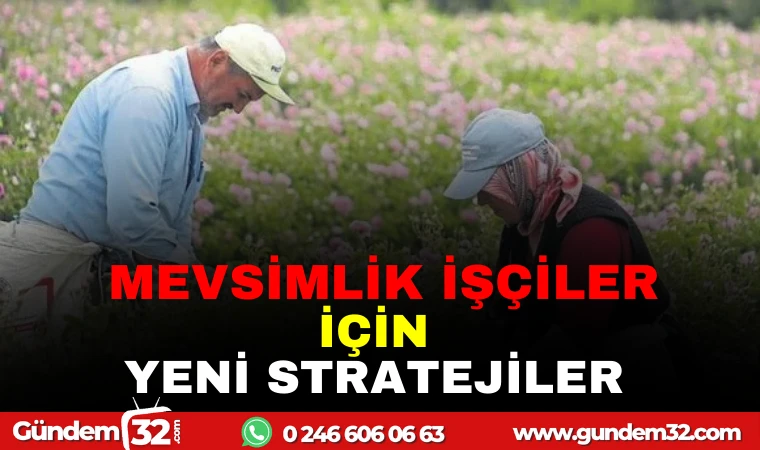 TARIM İŞÇİLERİ İÇİN YENİ STRATEJİLER