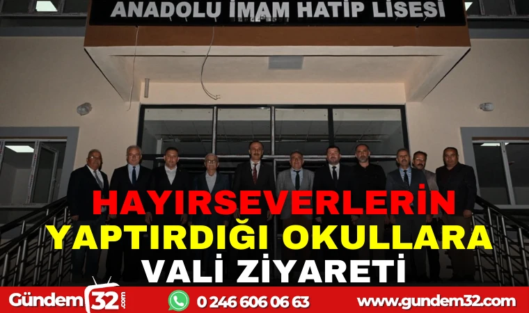 VALİ ERİN YALVAÇ'DA!