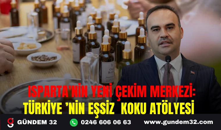ISPARTA'NİN YENİ ÇEKİM MERKEZİ: TÜRKİYE’NİN EŞSİZ KOKU ATÖLYESİ