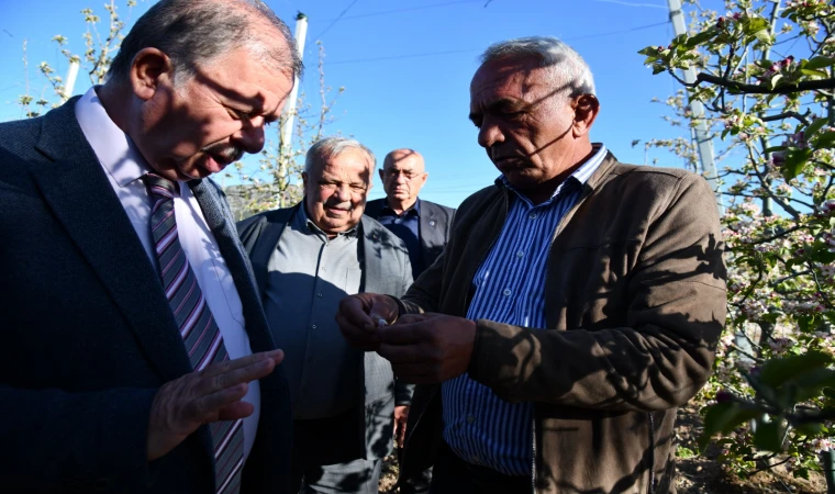 TARIMIN KALBİ DONDU: BAŞKAN METİN ÇELİK VE EKİBİ SAHADA İNCELEMELERDE BULUNDU