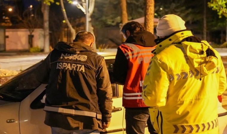 Isparta’da uyuşturucu operasyonlarında 28 şahsa adli işlem