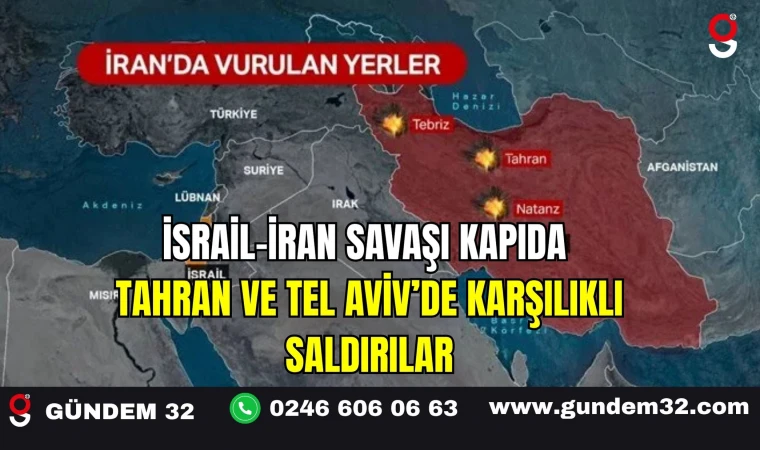 İsrail-İran Savaşı Kapıda: Tahran ve Tel Aviv’de Karşılıklı Saldırılar