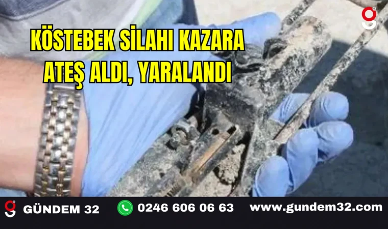 Köstebek Silahı Kazara Ateş Aldı, Yaralandı