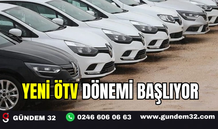 Yeni ÖTV Dönemi Başlıyor
