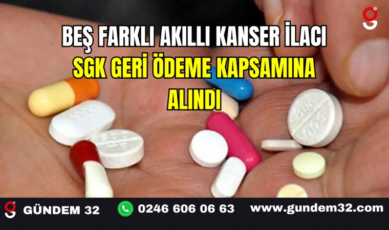 Beş Farklı Akıllı Kanser İlacı SGK Geri Ödeme Kapsamına Alındı