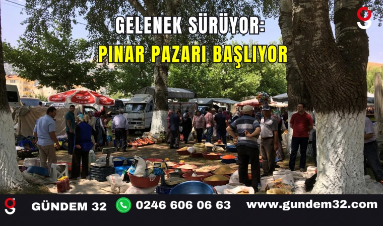 Eğirdir’de Geleneğin İzinde: Pınar Pazarı