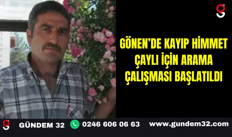 Gönen’de Kayıp Himmet Çaylı İçin Arama Çalışması Başlatıldı
