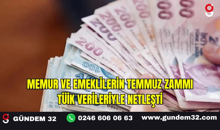 Memur ve Emeklilerin Temmuz Zammı TÜİK Verileriyle Netleşti