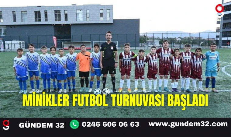 Minikler Futbol Turnuvası Başladı