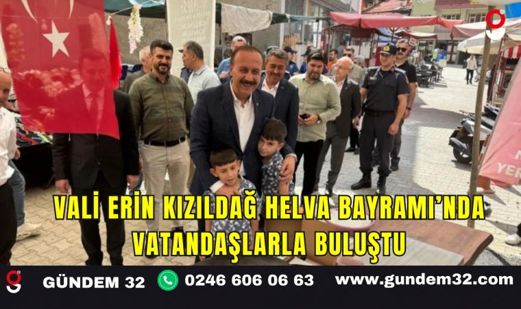 Vali Erin Kızıldağ Helva Bayramı’nda Vatandaşlarla Buluştu