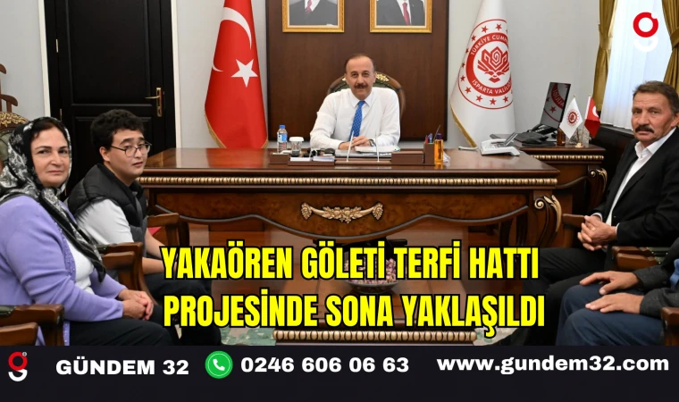 Yakaören Göleti Terfi Hattı Projesinde Sona Yaklaşıldı