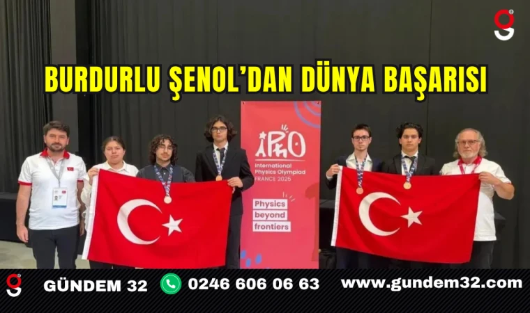 Burdurlu Şenol’dan Dünya Başarısı