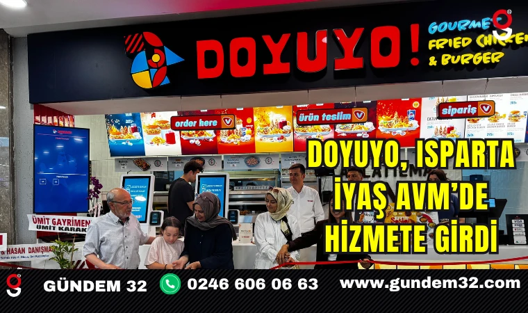 Doyuyo, Isparta İyaş AVM’de Hizmete Girdi
