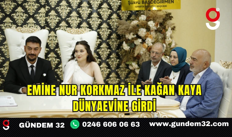 Emine Nur Korkmaz ile Kağan Kaya Dünyaevine Girdi