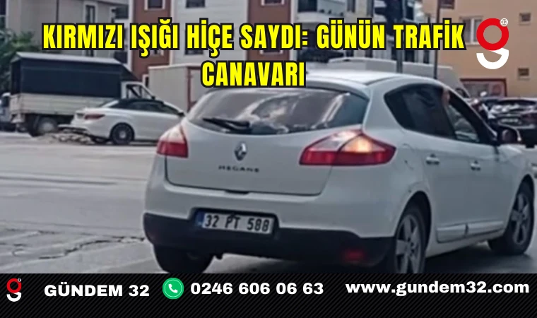 Kırmızı Işığı Hiçe Saydı: Günün Trafik Canavarı