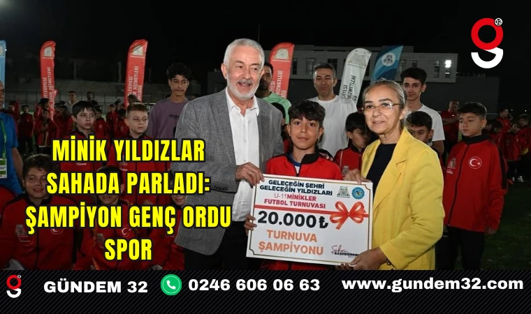 Minik Yıldızlar Sahada Parladı: Şampiyon Genç Ordu Spor