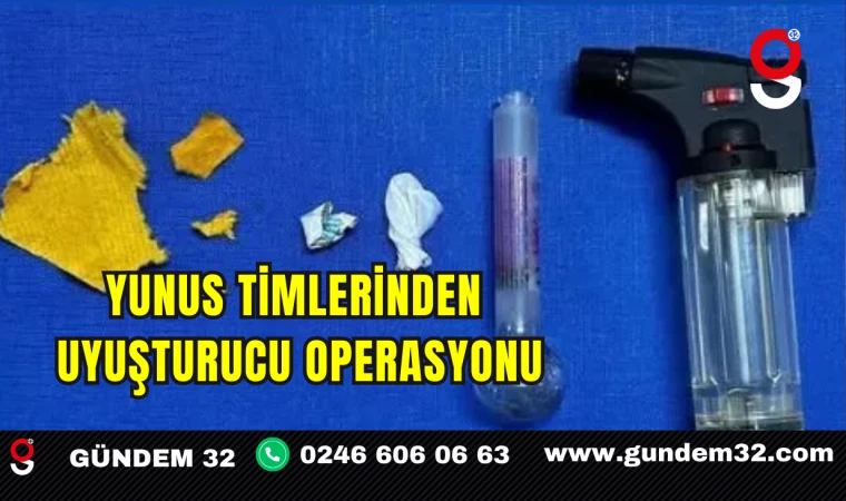 Yunus Timlerinden Uyuşturucu Operasyonu