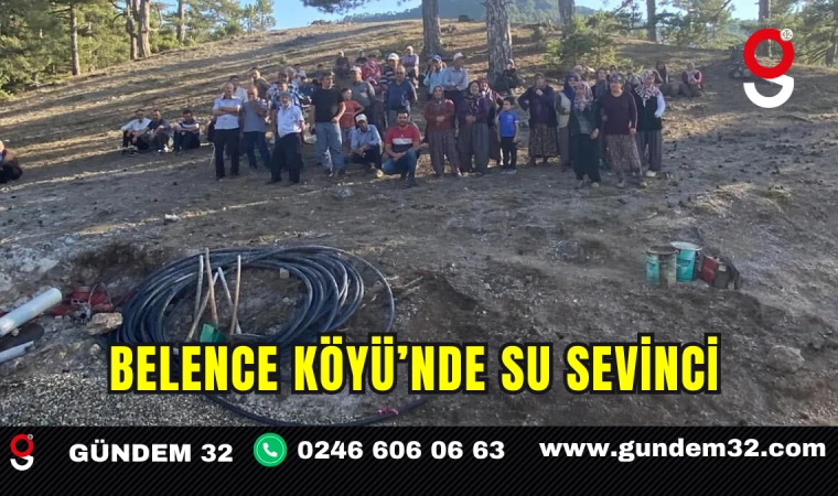 Belence Köyü’nde Su Sevinci