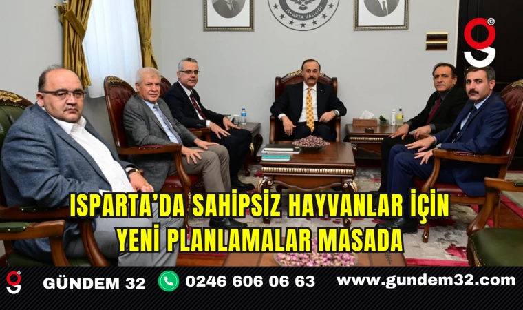 Isparta’da Sahipsiz Hayvanlar İçin Yeni Planlamalar Masada