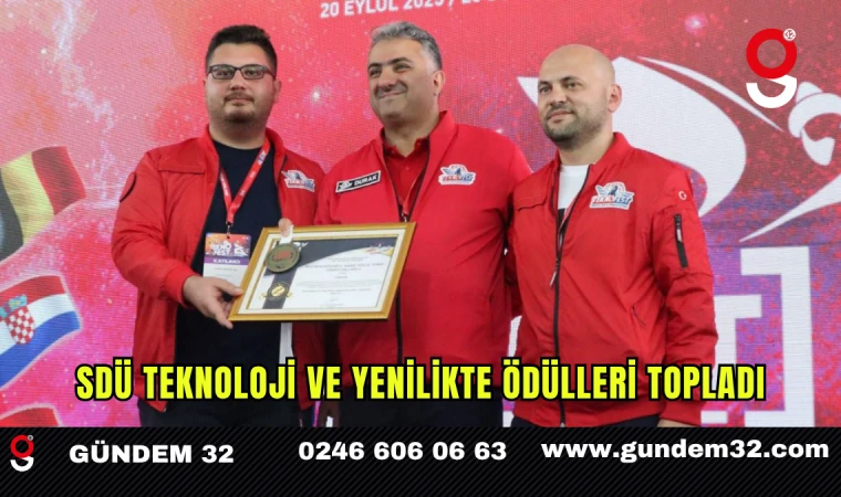 SDÜ Teknoloji ve Yenilikte Ödülleri Topladı
