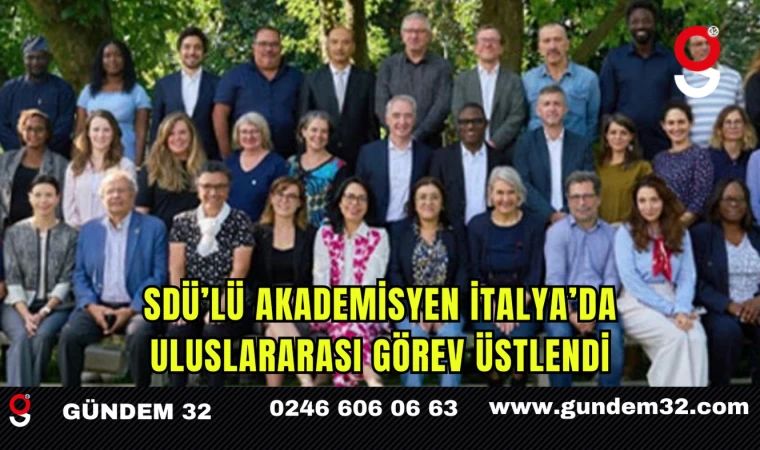SDÜ’lü Akademisyen İtalya’da Uluslararası Görev Üstlendi