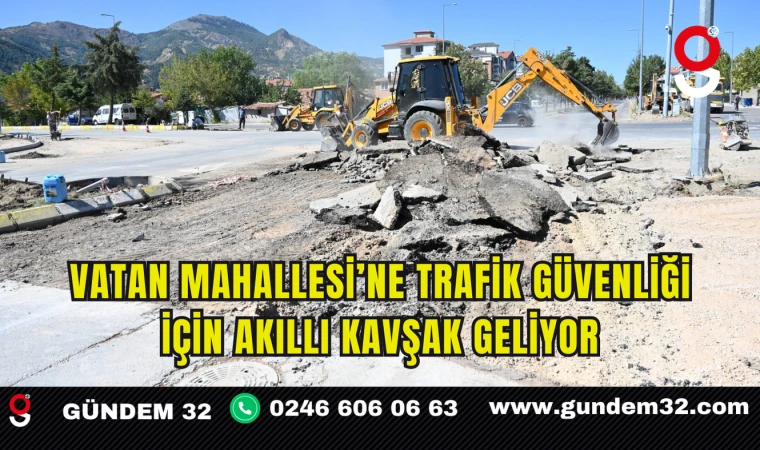 Vatan Mahallesi’ne Trafik Güvenliği İçin Akıllı Kavşak Geliyor