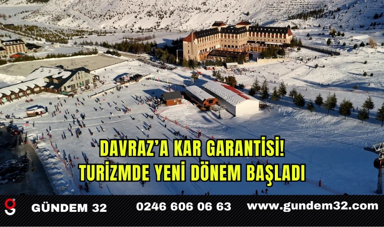 Davraz’a Suni Karlama Desteğiyle Uzun Sezon Müjdesi